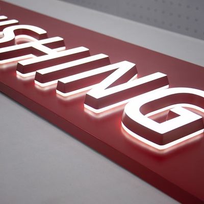 LEDネオン光源 ショッピングモール用 ステンレスレスタイルの文字標識