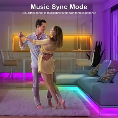 3M Aura BT Mesh モバイル スマートフォン APP コントロール 調度調整可能 柔軟性 RGB SMD 5050 150 LED ストライプライト 40 キーのリモートコントロール