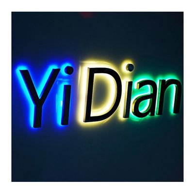カスタマイズされたサイズ フロントライトとバックライト 3D LEDチャンネル 扉広告のための文字標識