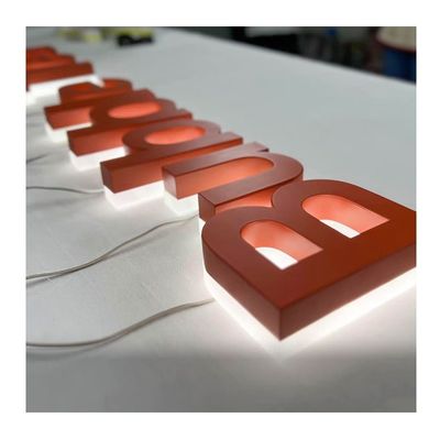 カスタマイズされたサイズ フロントライトとバックライト 3D LEDチャンネル 扉広告のための文字標識