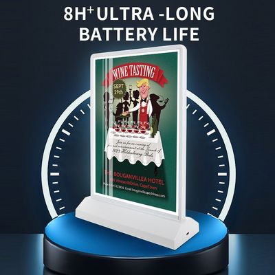 二面型A5 デスクトップ 充電可能なワイヤレスライトボックス