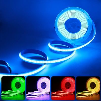 高CRI 90 DC24V 12VドットレスLED COBストライプ 480Leds 220V柔軟なスマートLED照明