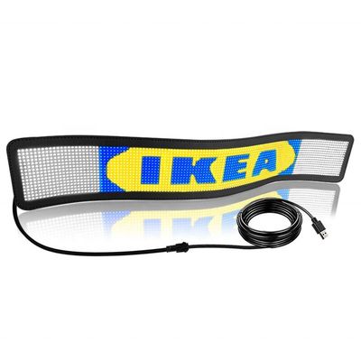ODM 自動車および車両の柔軟なスクロールメッセージディスプレイのためのポータブルRGB LEDマトリックスパネル