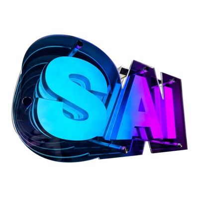 イノベーション インフィニティミラーシグネージのカラフルな3Dアクリル文字のカスタムデザイン