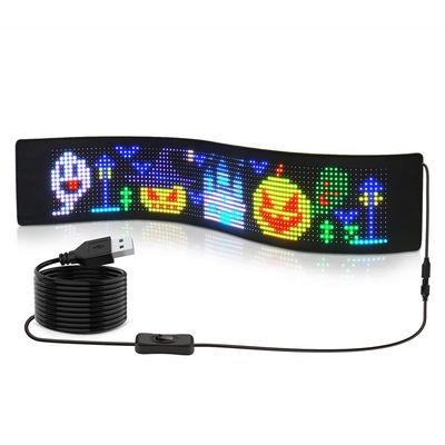 16*96dots LEDスクリーンパネル 店舗や自動車広告用 RGB カラーソフトディスプレイ ストライプ