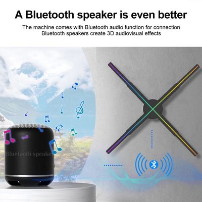 3DWiFiホログラムプロジェクターディスプレイファン 100-240W/AC 50/60HZ入力電圧