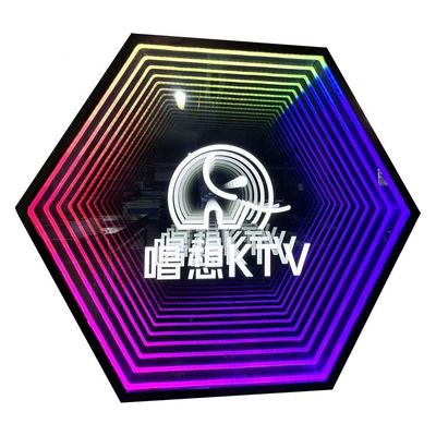 繊細なLEDミニ文字 電子インフィニティミラー LEDネオンサイン カスタマイズ製品