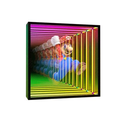 3DホログラムファンのLEDミラー技術で 室内オフィス広告が簡単になりました