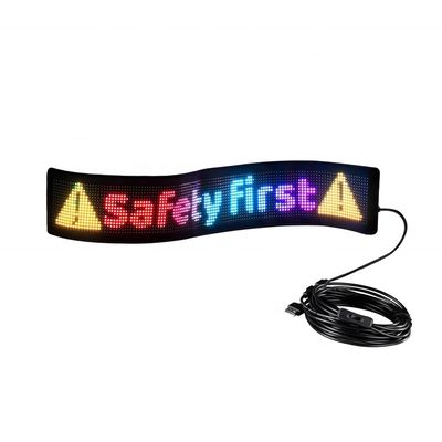 アプリ コントロール 車用 LEDサインボード スクロールテキスト デジタルディスプレイ マトリックス パネル