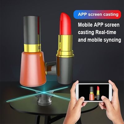 OEM 2024 60cm 4刃 3Dホログラムディスプレイ ハイブライトホログラムディスプレイの扇風機