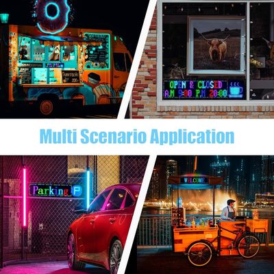 アプリ コントロール 車用 LEDサインボード スクロールテキスト デジタルディスプレイ マトリックス パネル