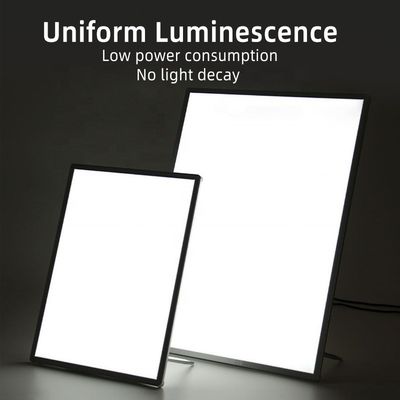 アルミフレーム スリム LEDライトボックス A1 A2 A3 A4 A5 インドル広告テーブルディスプレイ