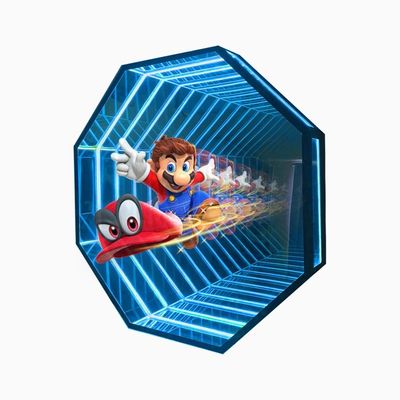 インフィニティミラー 3D LED ホログラムファンで広告戦略を革命化