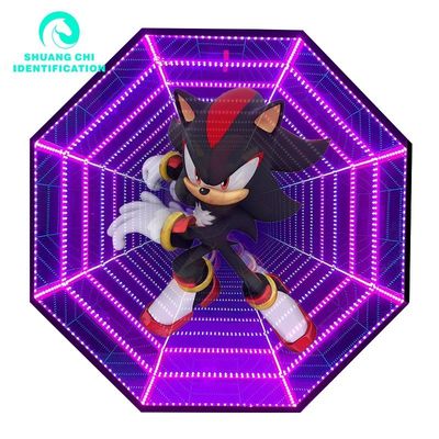 AC電源 3Dホログラムファン インフィニティ LEDミラー 300000時間稼働寿命