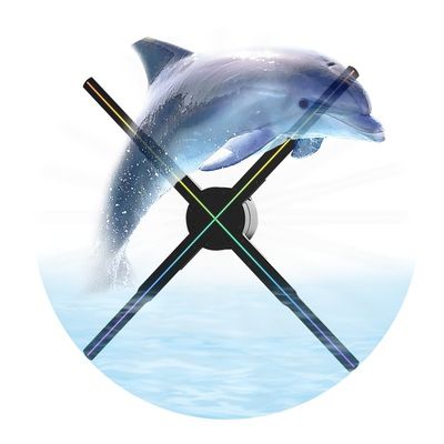 広告戦略 52cm ホログラムファン 512P 解像度 4ブレード