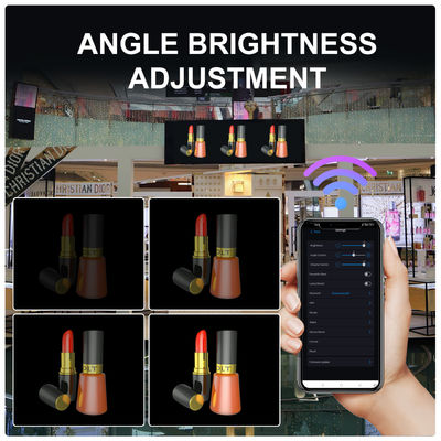 スプライス 62cm LED ファン 明るさ 1800 3D ホログラムディスプレイ クラウド制御広告