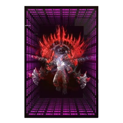 ミラー インフィニティ ミラー 3D LED アクリル文字とホログラム 3D エフェクト