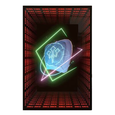 ステンレス鋼ネオンサインライト LEDストライプ インフィニティミラー3Dプロジェクター