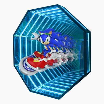 3Dホログラム・アビス・ミラーLED扇風機で