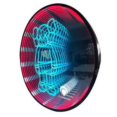 室内 3D アルファベット ミラー ロゴ ステンレス 素材 の アクリル LED 装飾