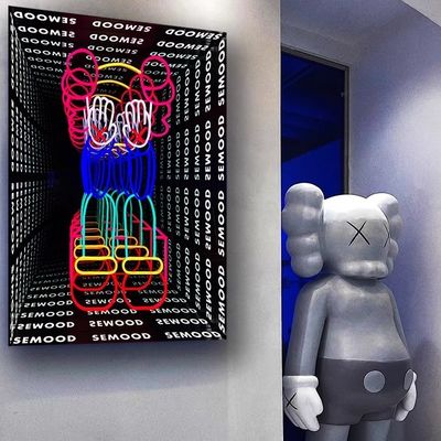 室内 3D アルファベット ミラー ロゴ ステンレス 素材 の アクリル LED 装飾