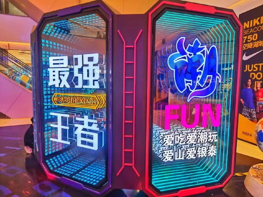 ステンレス鋼ネオン インフィニティミラー LED ロゴ レター ICONS パーティーと家庭の装飾のために
