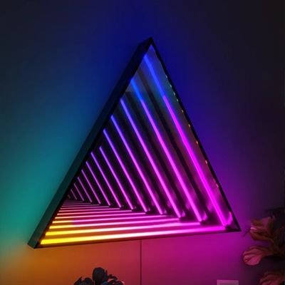 カラフルなカスタマイズされた3Dマジック インフィニティミラー 多層ネオンサイン