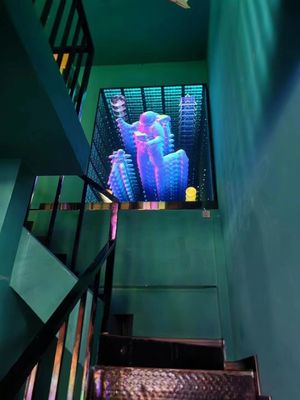 インフィニット・ビジュアル・アート ライトボックス メル・アビス ミラー 3D 輝く文字 ロゴ ネオン・ボード