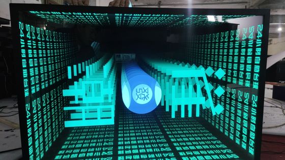 インフィニット・ビジュアル・アート ライトボックス メル・アビス ミラー 3D 輝く文字 ロゴ ネオン・ボード