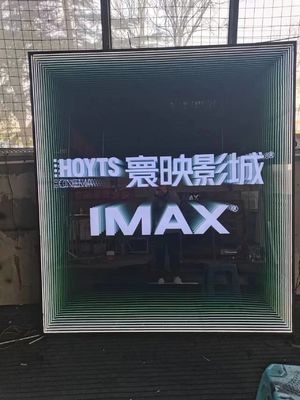 室内 オーダーメイド 照明 ロゴ レター インフィニティ ミラー アクリルサイン 広告ライトボックス