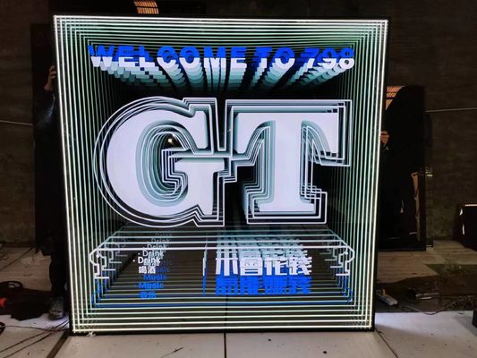 モダン・アート・デザイン ステンレス・スチール・LED・ミラー 無制限のRGB・光調調整